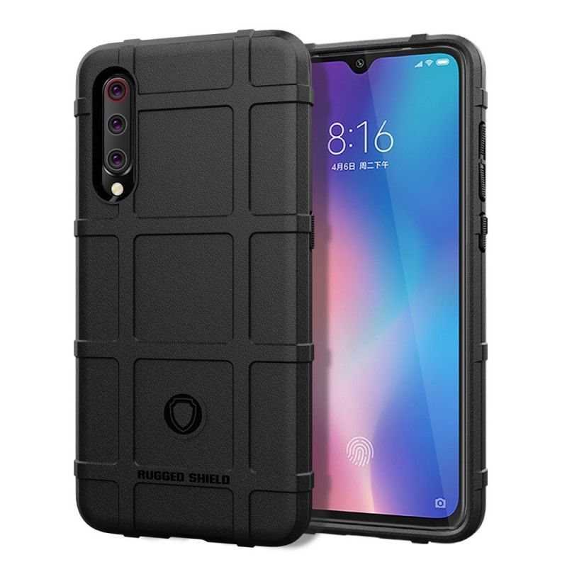 Hoesje voor Xiaomi Mi 9 Groen Zwart Robuust Schild