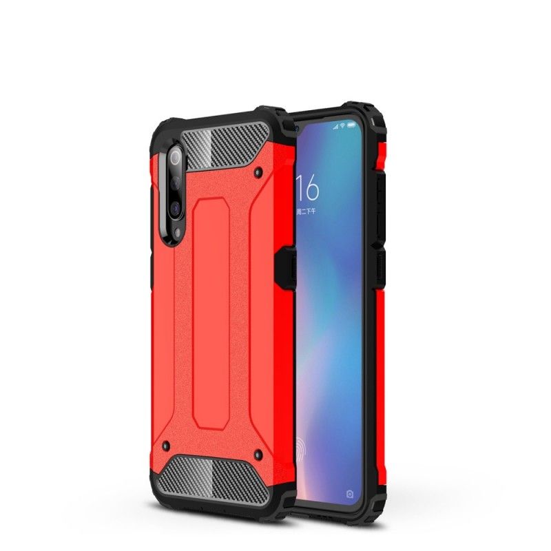 Hoesje voor Xiaomi Mi 9 Wit Zwart Overlevende