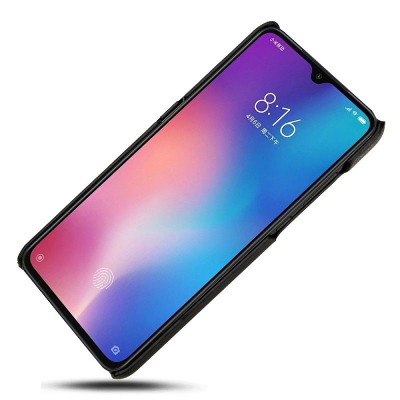 Hoesje Xiaomi Mi 9 Lichtblauw Zwart Sleuf