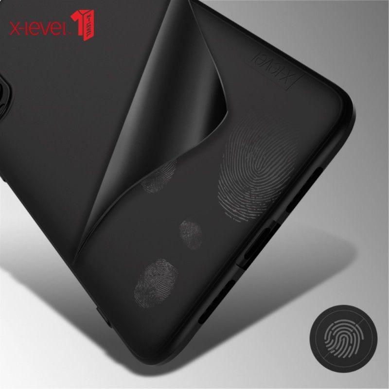 Hoesje Xiaomi Mi 9 Paars Zwart Serie Beschermers