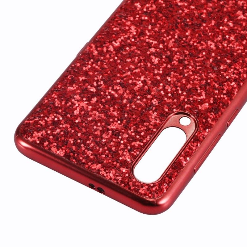 Hoesje Xiaomi Mi 9 Rood Ik Ben Glitter