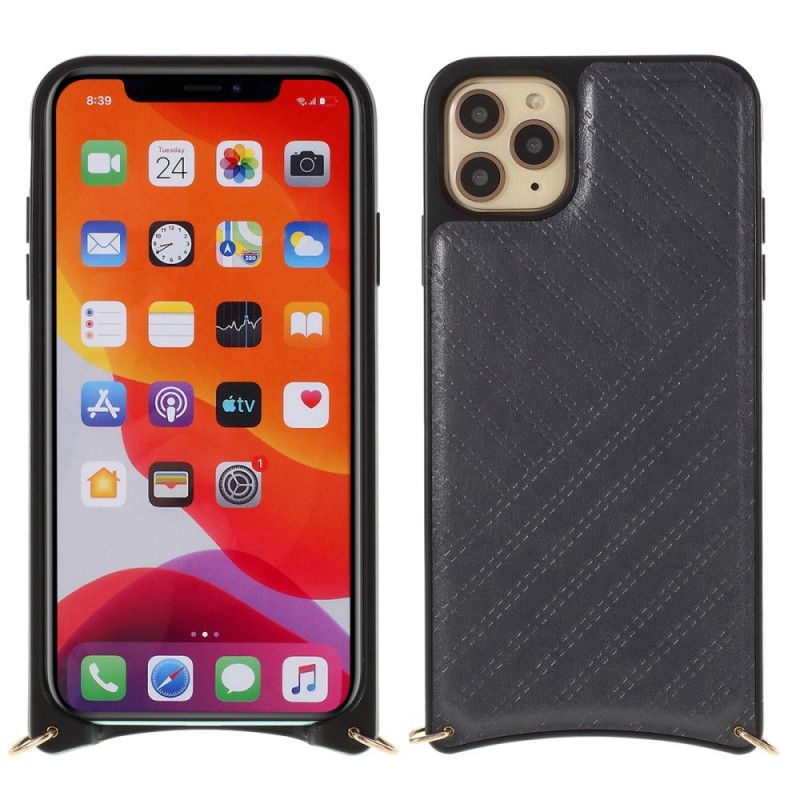 Iphone 11 Pro Max-Hoesje Met Wederzijdse Ketting