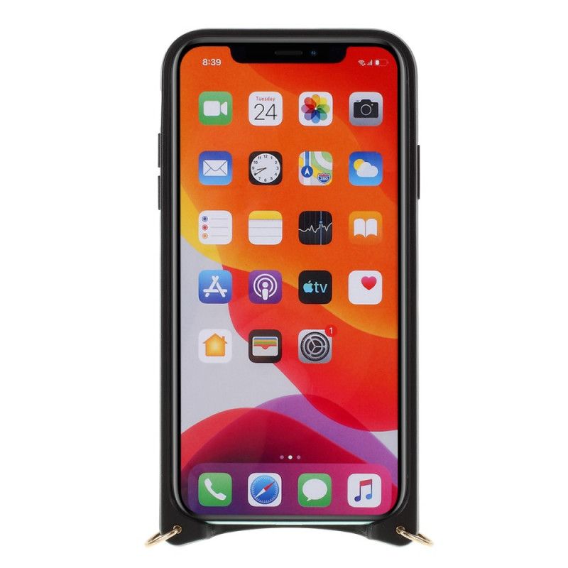 Iphone 11 Pro Max-Hoesje Met Wederzijdse Ketting