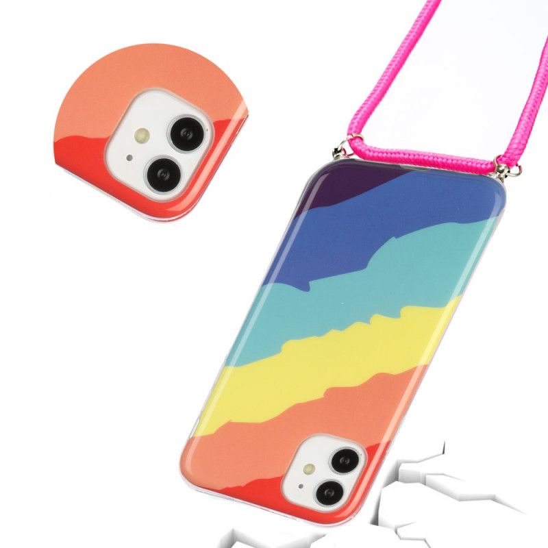 Rainbow Drawstring Iphone 12/12 Pro Case