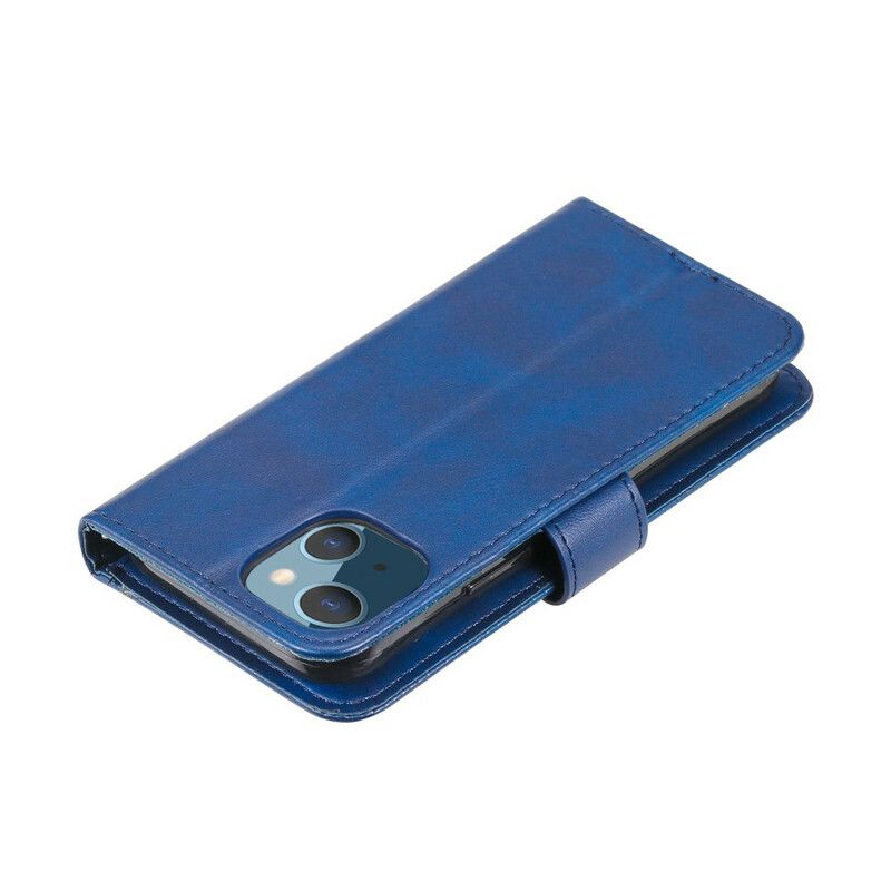 Flip Case Leren iPhone 13 Mini Vintage Portemonnee