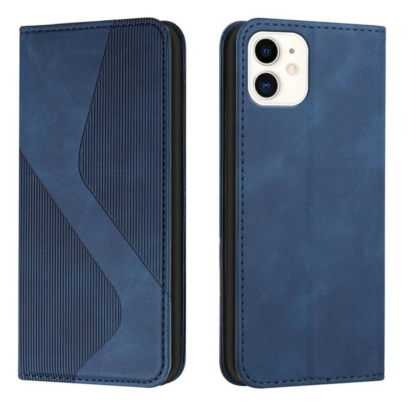 Folio-hoesje iPhone 13 Mini Style Leder S-design Bescherming Hoesje