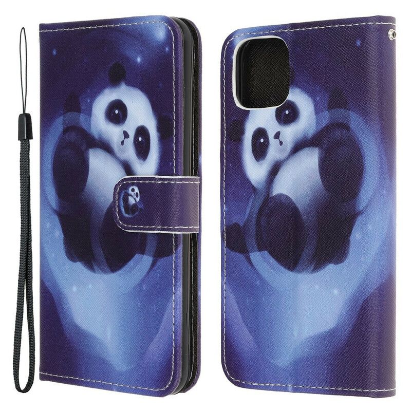 Folio-hoesje iPhone 13 Mini Telefoonhoesje Panda Space