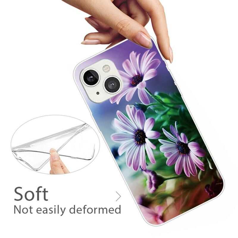 Hoesje iPhone 13 Mini Realistische Bloemen