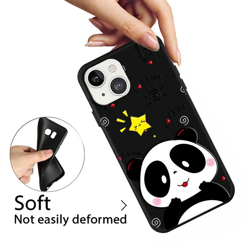 Hoesje Voor iPhone 13 Mini Sterrenpanda