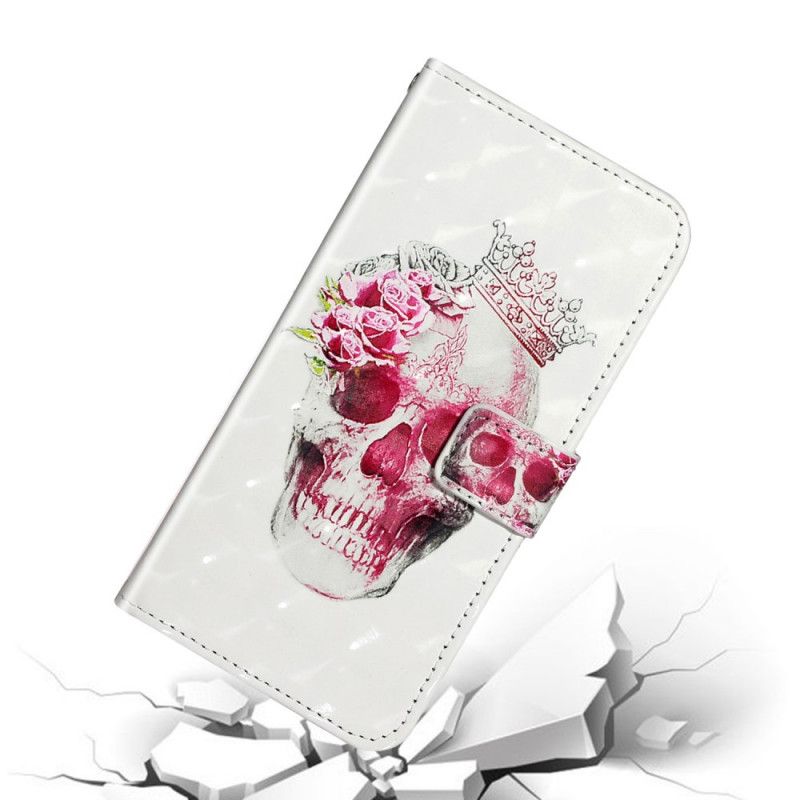 Cover Folio-hoesje Samsung Galaxy S20 Ultra Telefoonhoesje Koninklijke Schedel