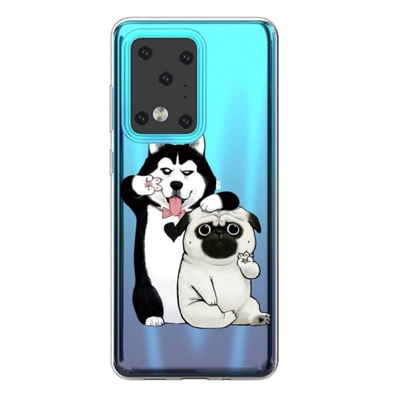 Hoesje Samsung Galaxy S20 Ultra Grappige Honden