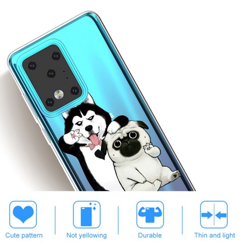 Hoesje Samsung Galaxy S20 Ultra Grappige Honden