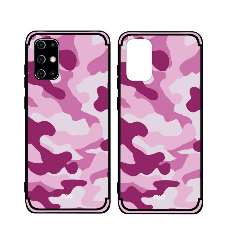 Hoesje Samsung Galaxy S20 Ultra Roze Grijs Nxe Camouflage