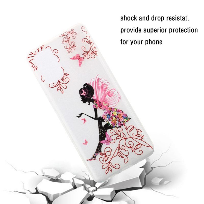 Hoesje voor Samsung Galaxy S20 Ultra Transparante Bloemenfee