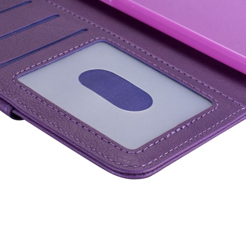 Leren Hoesje voor Samsung Galaxy S20 Ultra Grijs Zwart Portemonnee Met Riem