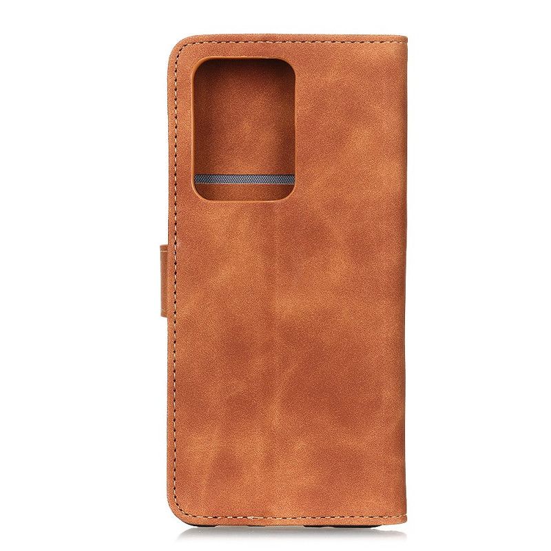 Leren Hoesje voor Samsung Galaxy S20 Ultra Rood Zwart Vintage Khazneh Leereffect