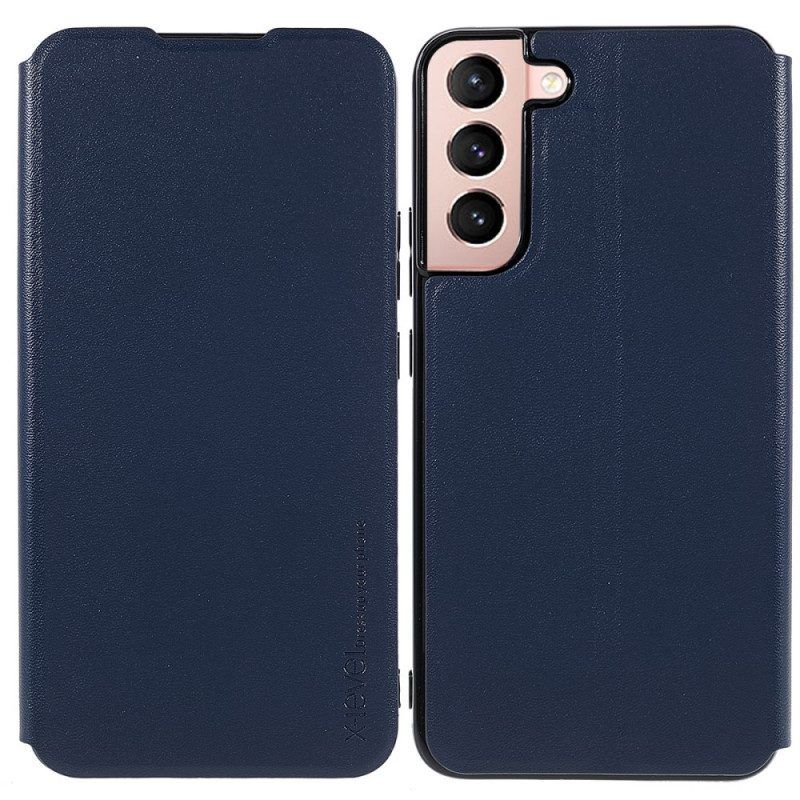 Bescherming Hoesje voor Samsung Galaxy S22 5G Folio-hoesje X-level Fib Ii-serie