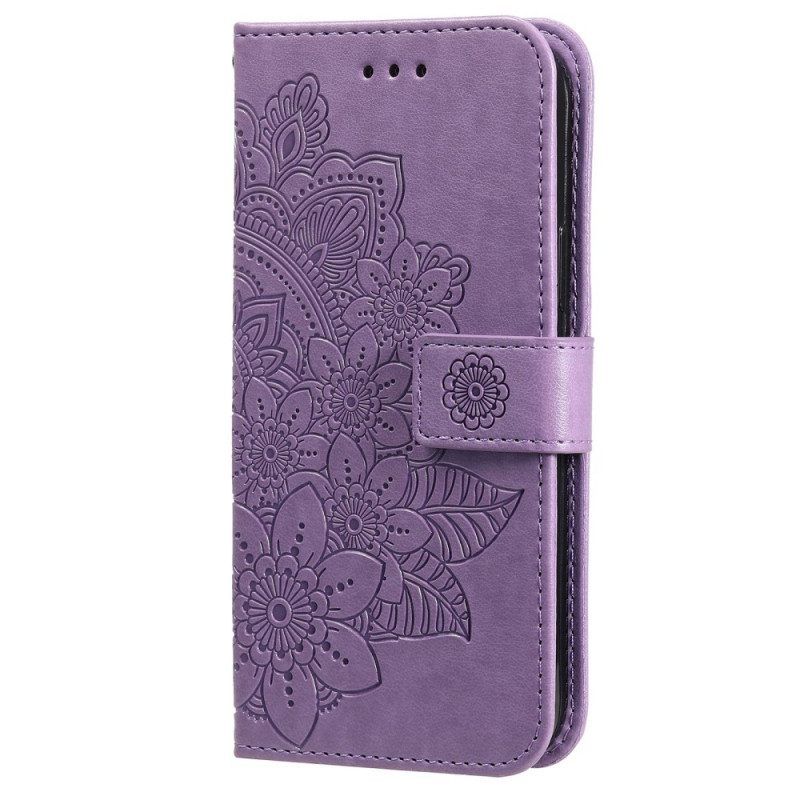 Folio-hoesje voor Samsung Galaxy S22 5G Bloemmandala