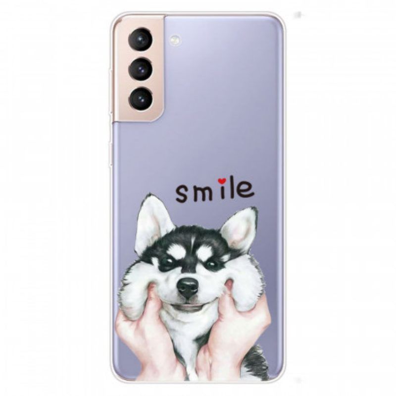 Hoesje voor Samsung Galaxy S22 5G Lach Hond