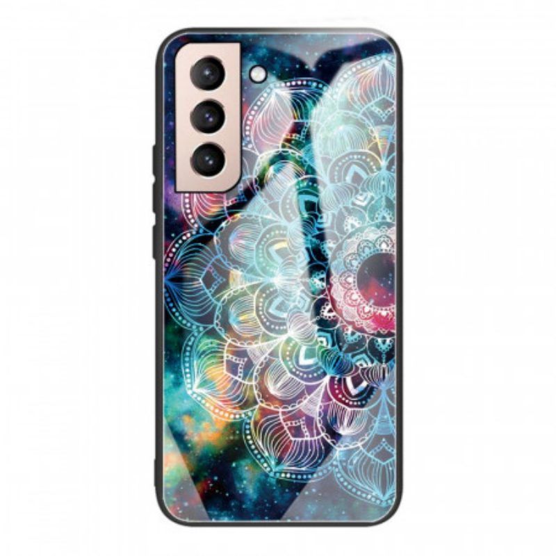 Hoesje voor Samsung Galaxy S22 5G Mandala Gehard Glas