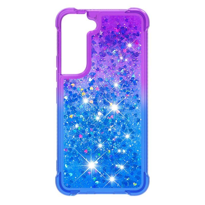 Hoesje voor Samsung Galaxy S22 5G Pailletten Kleuren