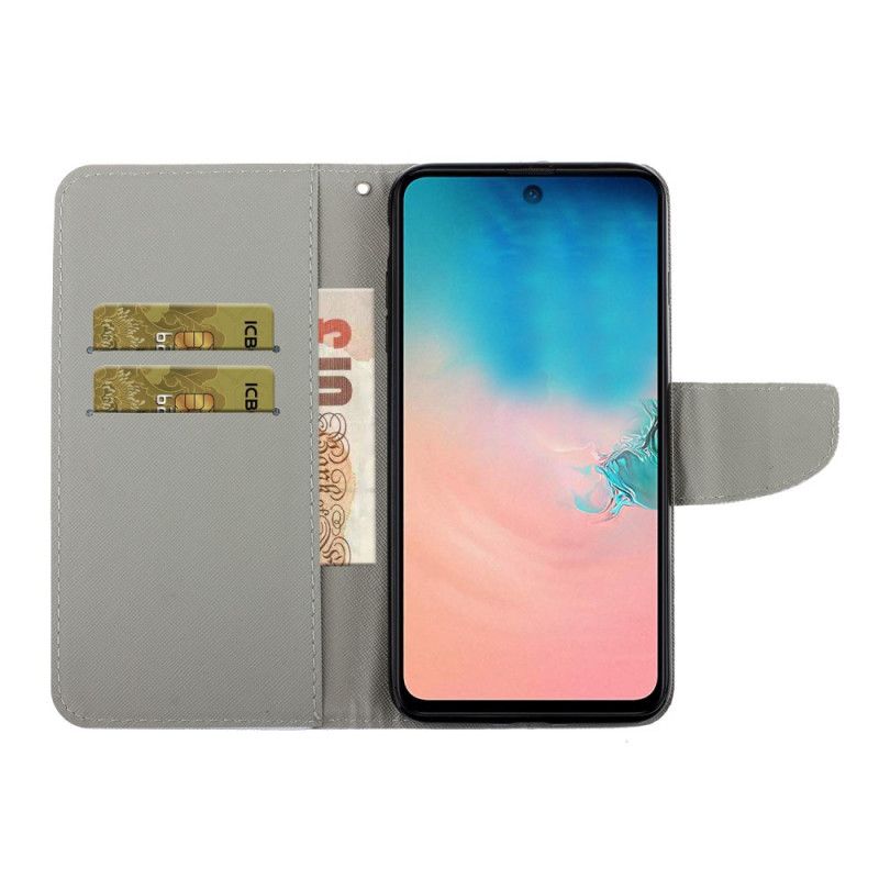 Bescherming Hoesje Samsung Galaxy A71 Telefoonhoesje String Madeliefjes