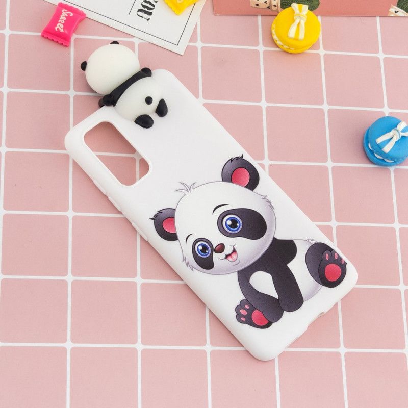 Case Hoesje Samsung Galaxy A71 Telefoonhoesje 3D Schattige Panda