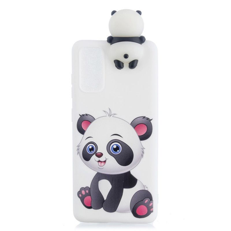 Case Hoesje Samsung Galaxy A71 Telefoonhoesje 3D Schattige Panda