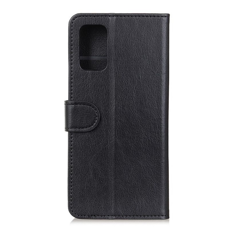 Cover Folio-hoesje Samsung Galaxy A71 Rood Zwart Telefoonhoesje Klassieke Sluiting