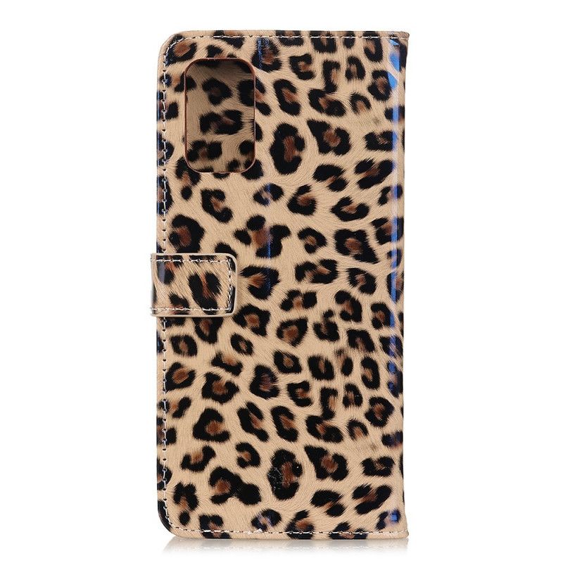 Cover Folio-hoesje Samsung Galaxy A71 Telefoonhoesje Luipaard