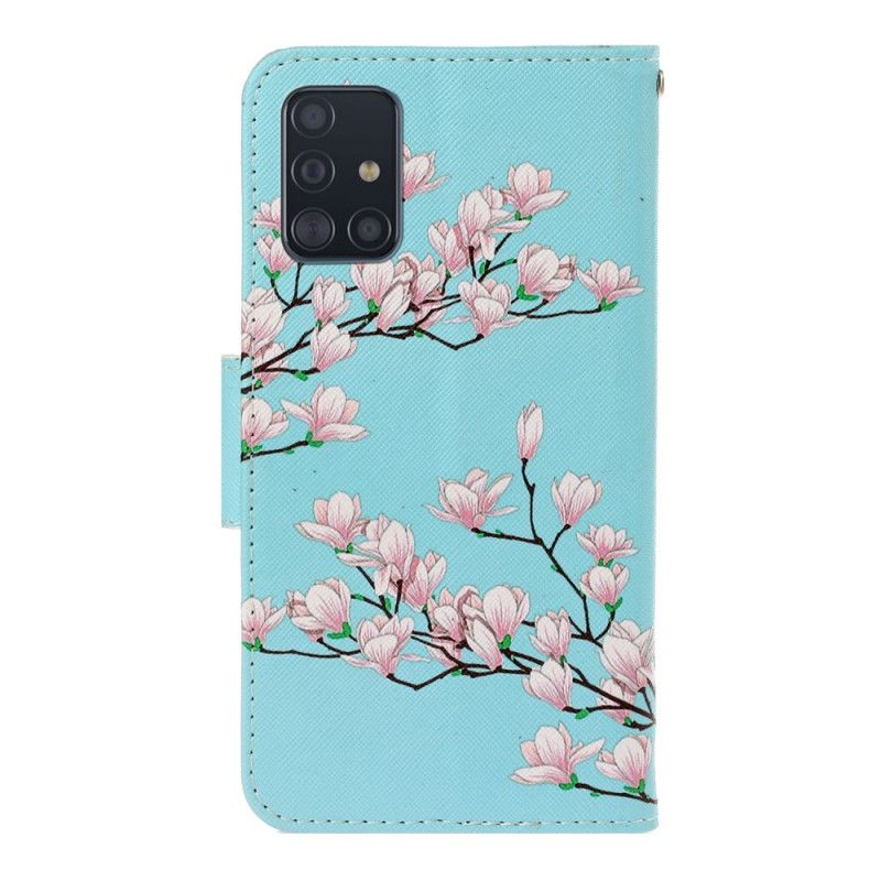 Cover Folio-hoesje Samsung Galaxy A71 Telefoonhoesje Stringstruik