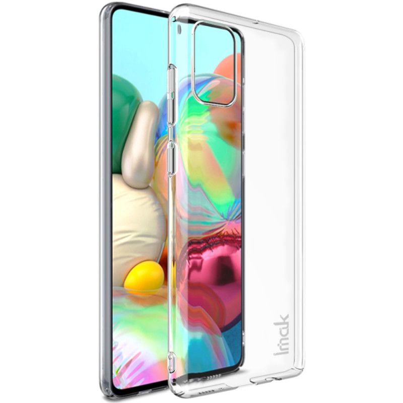 Cover Hoesje Samsung Galaxy A71 Telefoonhoesje Transparant Met Imak Screenfilm