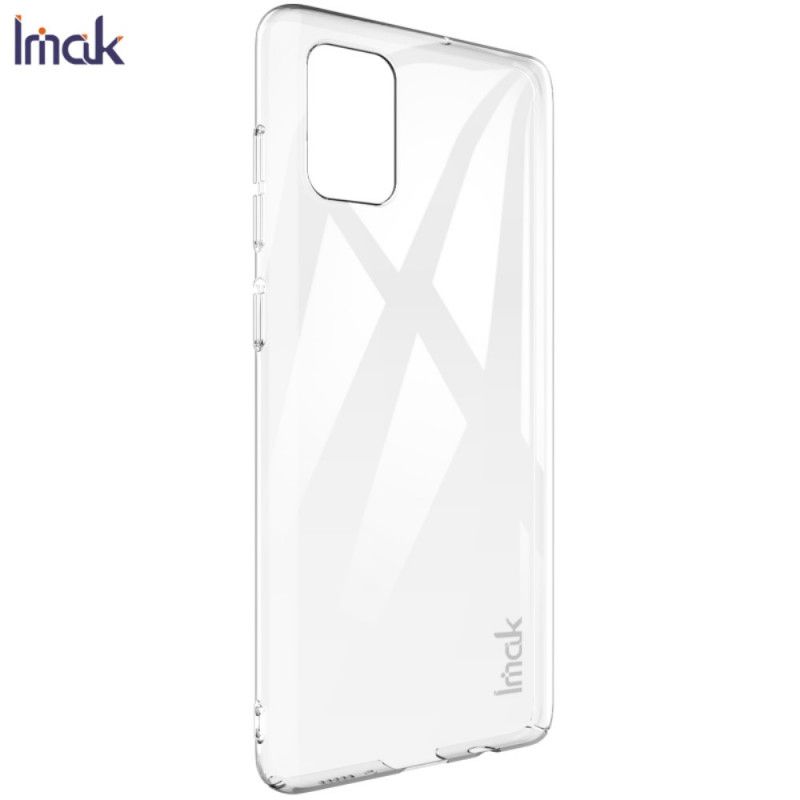 Cover Hoesje Samsung Galaxy A71 Telefoonhoesje Transparant Met Imak Screenfilm