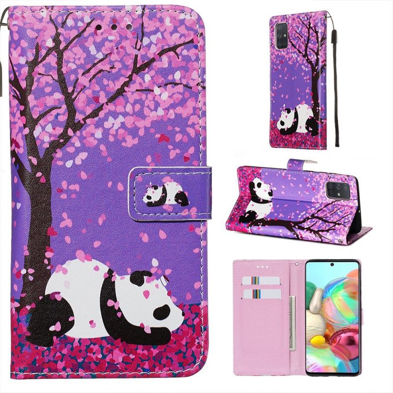 Flip Case Leren Samsung Galaxy A71 Chinese Boompanda