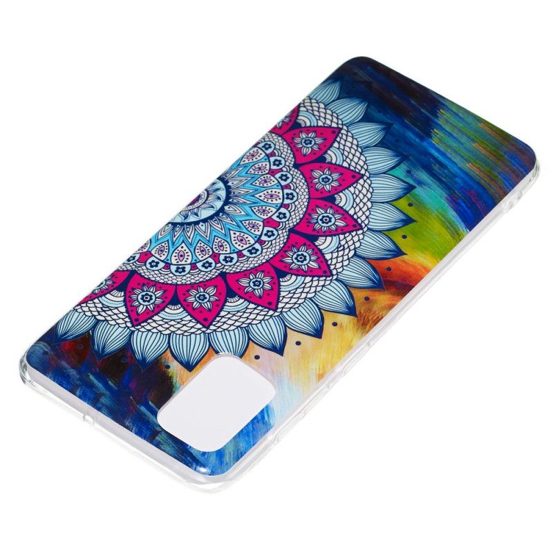 Hoesje Samsung Galaxy A71 Fluorescerende Mandala