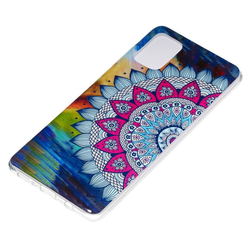 Hoesje Samsung Galaxy A71 Fluorescerende Mandala