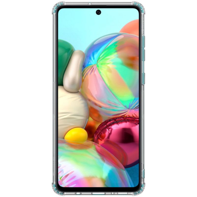 Hoesje Samsung Galaxy A71 Wit Transparante Nillkin Versterkte Hoeken