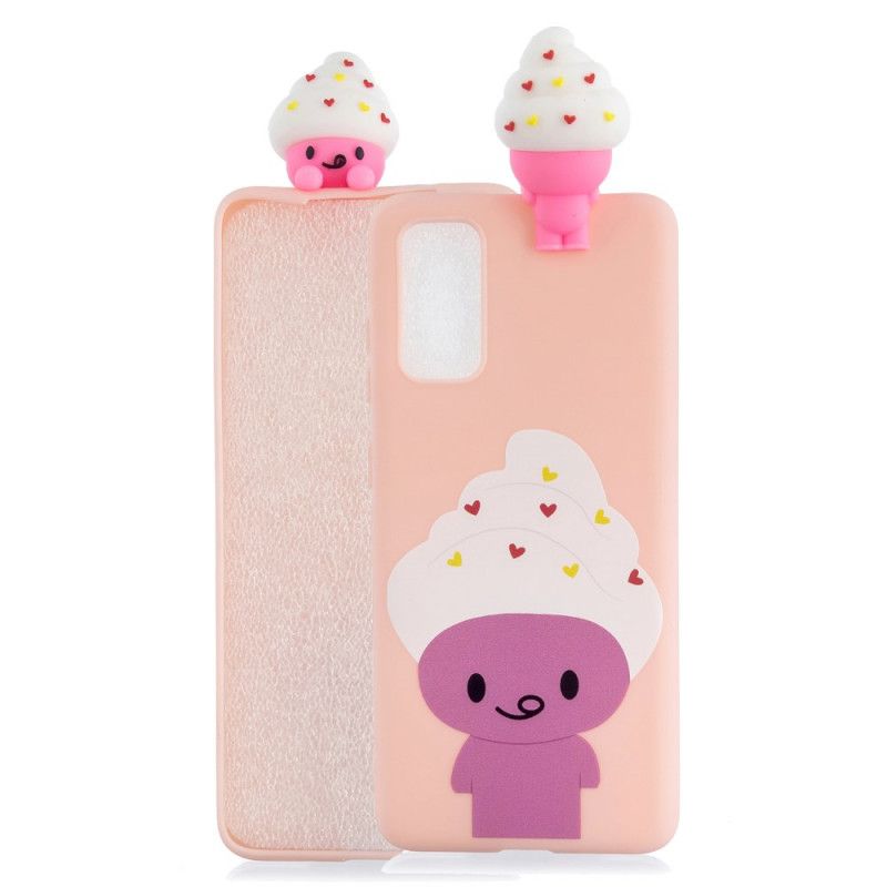 Hoesje voor Samsung Galaxy A71 3D Fun-Ijsje