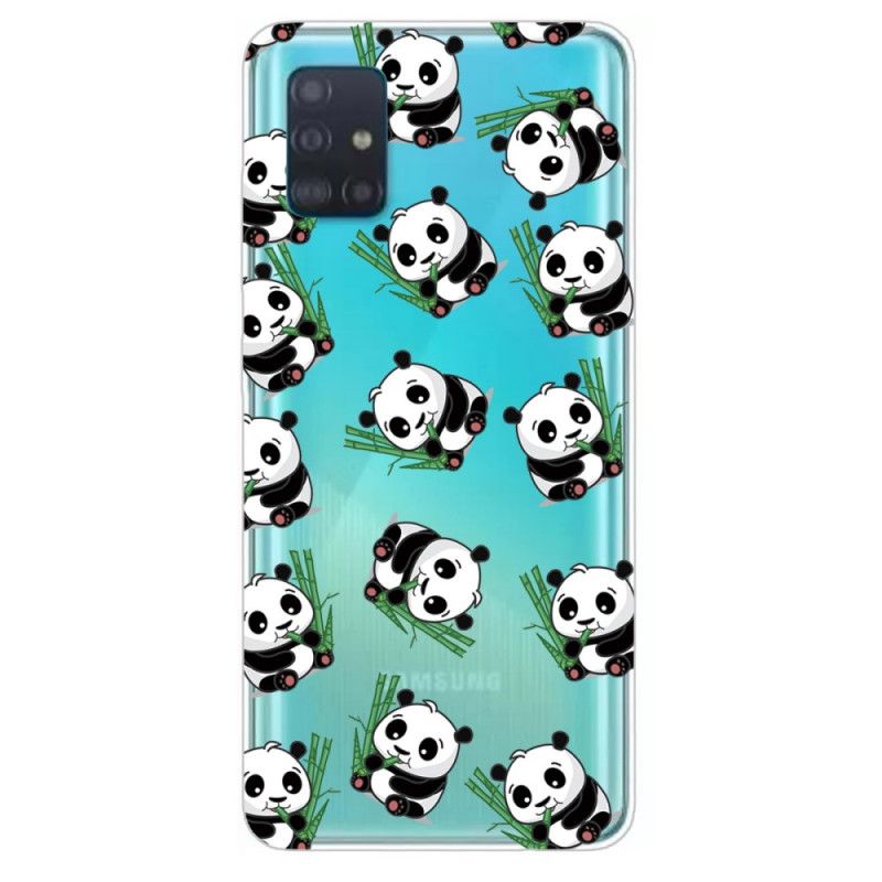 Hoesje voor Samsung Galaxy A71 Kleine Panda'S