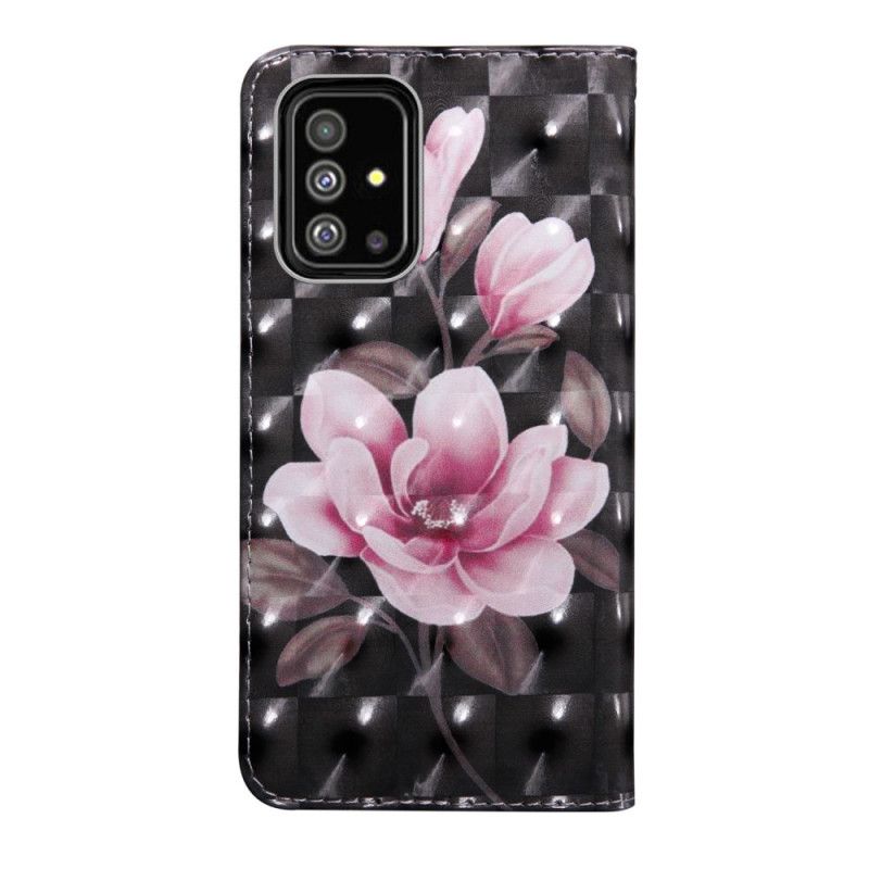 Leren Hoesje Samsung Galaxy A71 Bloemen Bloeien