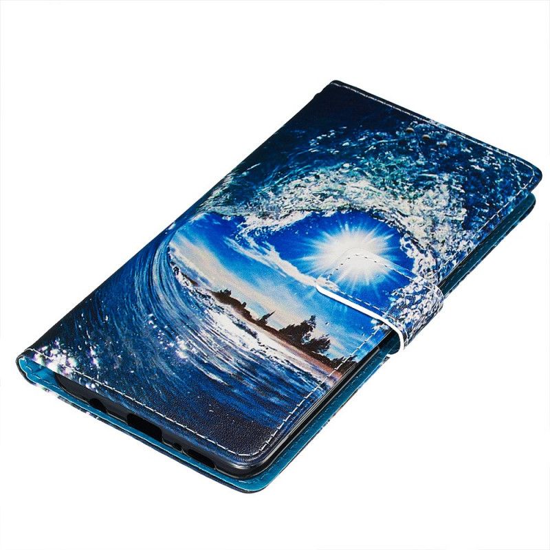 Leren Hoesje Samsung Galaxy A71 Telefoonhoesje Hou Van De Golf