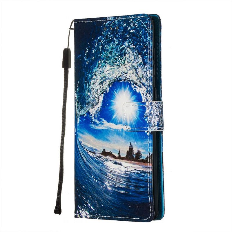 Leren Hoesje Samsung Galaxy A71 Telefoonhoesje Hou Van De Golf