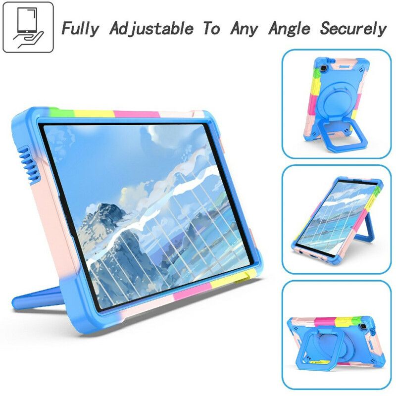 Case Hoesje Samsung Galaxy Tab A7 Lite Telefoonhoesje Ondersteuning En Schouderband Kleur