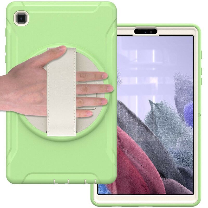 Cover Hoesje Samsung Galaxy Tab A7 Lite Telefoonhoesje Drievoudige Bescherming Met Riem En Steun