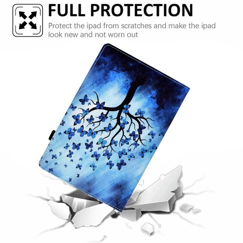 Cover Samsung Galaxy Tab A7 Lite Vlinders Variaties Bescherming Hoesje