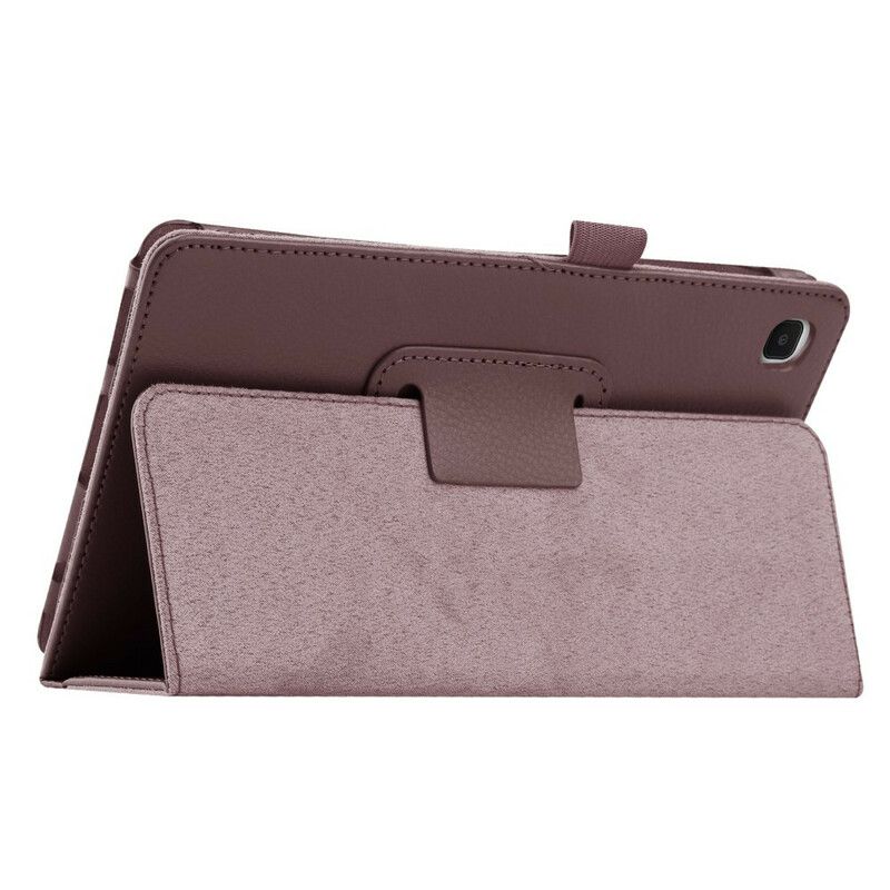 Cover Voor Samsung Galaxy Tab A7 Lite 2 Litchi Faux Lederen Flappen