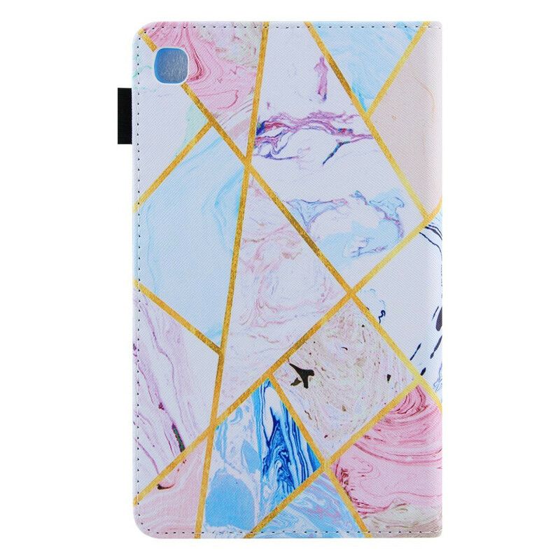 Flip Case Leren Samsung Galaxy Tab A7 Lite Marmer Invloed