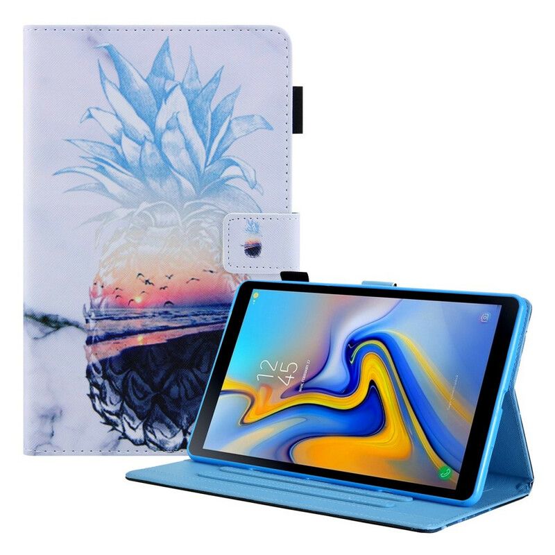 Folio-hoesje Samsung Galaxy Tab A7 Lite Telefoonhoesje Ananaspatroon