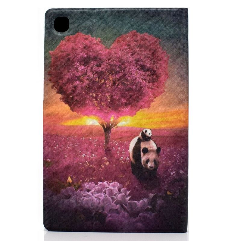 Folio-hoesje Samsung Galaxy Tab A7 Lite Telefoonhoesje Panda Hart