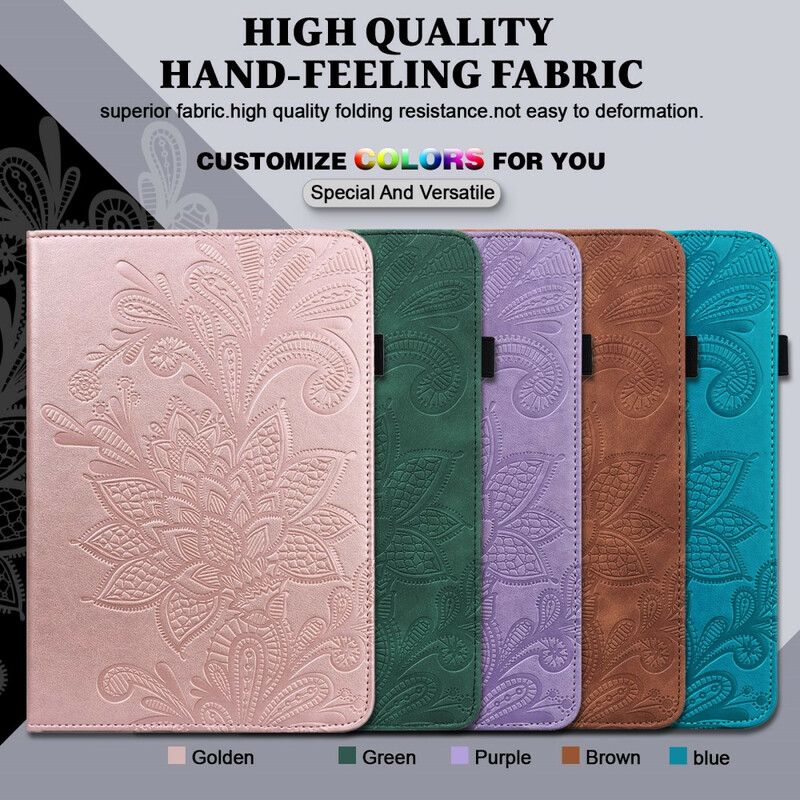 Hoesje Case Samsung Galaxy Tab A7 Lite Bloemenmandala